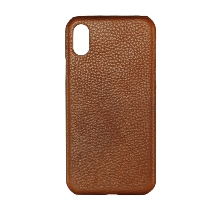Onsala COLLECTION Mobilskal Skinn Brun iPhone X/Xs i gruppen SMARTPHONES & TABLETS / Mobil Beskyttelse / Apple / iPhone X/XS / Cover hos TP E-commerce Nordic AB (38-64317)