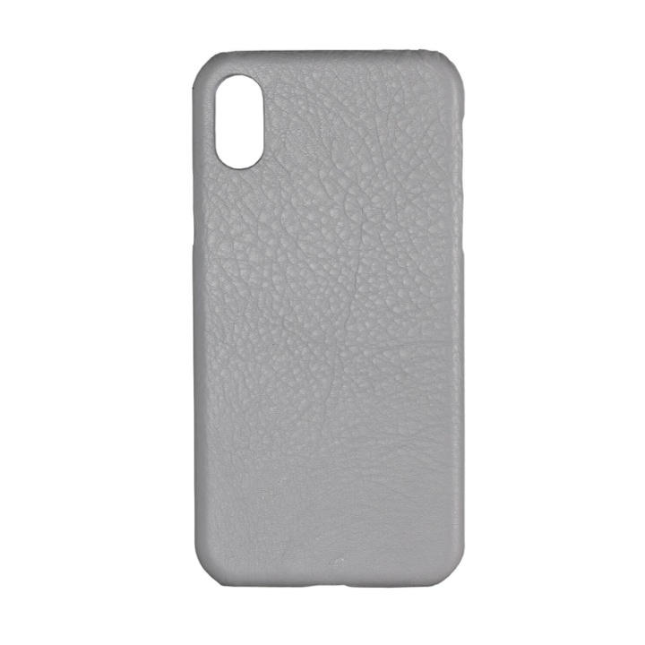 Onsala COLLECTION Mobilskal Skinn Grå iPhone X/Xs i gruppen SMARTPHONES & TABLETS / Mobil Beskyttelse / Apple / iPhone X/XS / Cover hos TP E-commerce Nordic AB (38-64321)