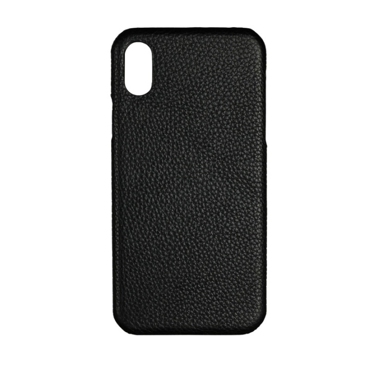 ONSALA COLLECTION Mobil Cover Sort Læder iPhone X/XS i gruppen SMARTPHONES & TABLETS / Mobil Beskyttelse / Apple / iPhone X/XS / Cover hos TP E-commerce Nordic AB (38-64327)