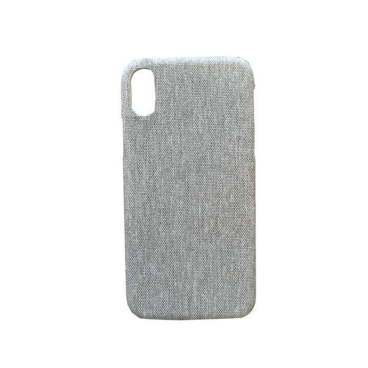 Onsala COLLECTION Mobilskal Textil Grå iPhone X/Xs i gruppen SMARTPHONES & TABLETS / Mobil Beskyttelse / Apple / iPhone X/XS / Cover hos TP E-commerce Nordic AB (38-64332)