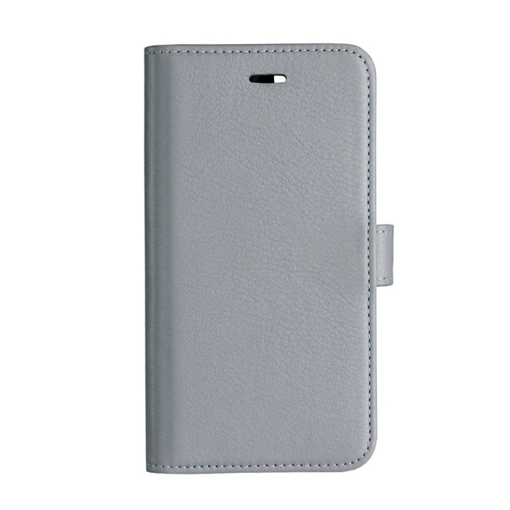 ONSALA COLLECTION Wallet Læder Grå iPhone X/XS i gruppen SMARTPHONES & TABLETS / Mobil Beskyttelse / Apple / iPhone X/XS / Cover hos TP E-commerce Nordic AB (38-64337)