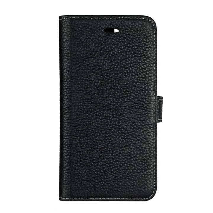 ONSALA COLLECTION Wallet Læder Sort iPhone X/XS i gruppen SMARTPHONES & TABLETS / Mobil Beskyttelse / Apple / iPhone X/XS / Cover hos TP E-commerce Nordic AB (38-64344)