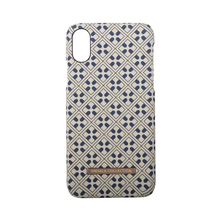 ONSALA COLLECTION Mobil Cover Soft Blue Marocco iPhone X/XS i gruppen SMARTPHONES & TABLETS / Mobil Beskyttelse / Apple / iPhone X/XS / Cover hos TP E-commerce Nordic AB (38-64369)