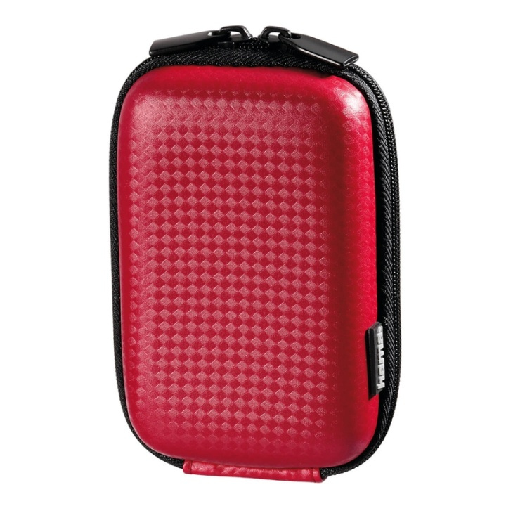 Hama Kompaktväska Hardcase 60H Carbon Style Röd i gruppen HJEMMEELEKTRONIK / Foto og video / Fotografi udstyr / Kameratasker hos TP E-commerce Nordic AB (38-64396)