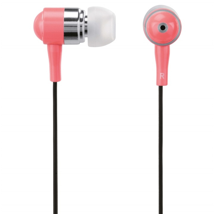 Hama Hörlur Shiny In-Ear Mic Silver Rosa i gruppen HJEMMEELEKTRONIK / Lyd & billede / Hovedtelefoner & Tilbehør / Hovedtelefoner hos TP E-commerce Nordic AB (38-64548)