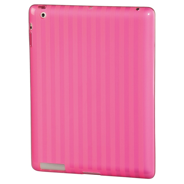 HAMA Cover iPad Randig Rosa 2/3rd/4th Generation i gruppen SMARTPHONES & TABLETS / Tablet beskyttelse / Apple iPad hos TP E-commerce Nordic AB (38-64568)