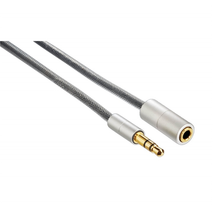 Hama Mobile Förlängningskab 3,5mm Aluline Fit iPhone 2m i gruppen HJEMMEELEKTRONIK / Kabler og adaptere / Audio Analog / 3.5 mm hos TP E-commerce Nordic AB (38-64634)