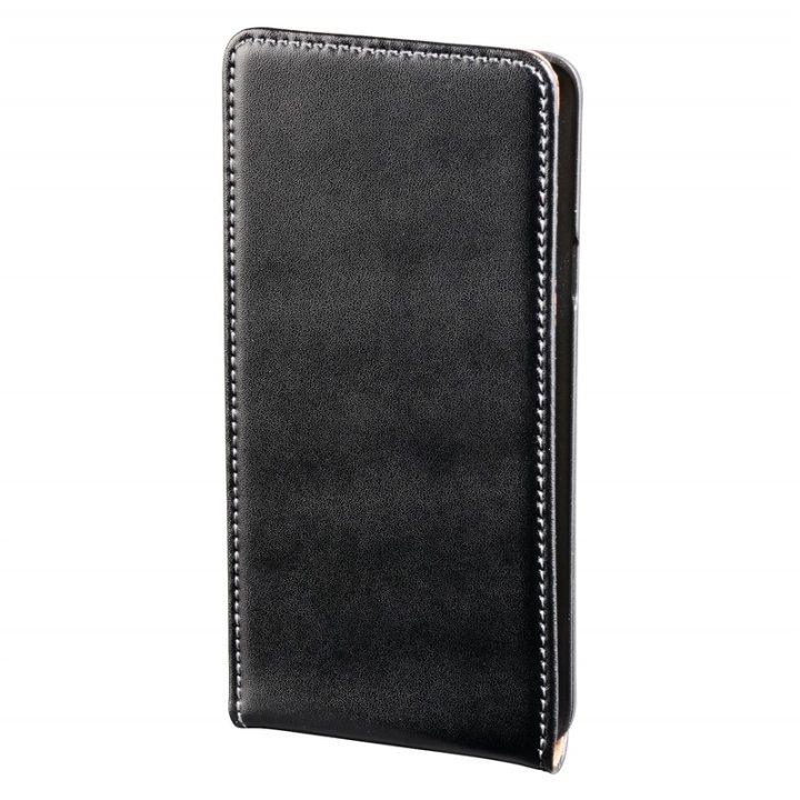 Hama Samsung S2 Mobilväska flip-front svart läder i gruppen SMARTPHONES & TABLETS / Mobil Beskyttelse / Samsung hos TP E-commerce Nordic AB (38-64735)