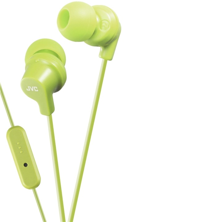 JVC Hörlur FR15 In-Ear Remote Mic Grön i gruppen HJEMMEELEKTRONIK / Lyd & billede / Hovedtelefoner & Tilbehør / Hovedtelefoner hos TP E-commerce Nordic AB (38-64869)