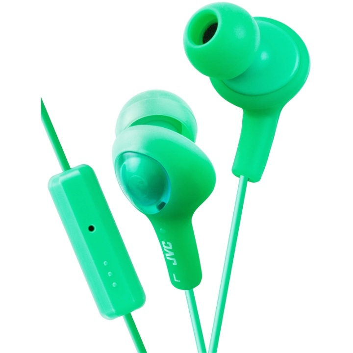 JVC Hörlur FR6 Gumy Plus Mic Grön i gruppen HJEMMEELEKTRONIK / Lyd & billede / Hovedtelefoner & Tilbehør / Hovedtelefoner hos TP E-commerce Nordic AB (38-64874)