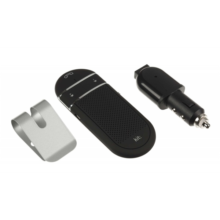 KIT Bil Handsfree Svart Fästs på solskyddet i gruppen BIL / Bil lyd & multimedia / Tilbehør hos TP E-commerce Nordic AB (38-64947)