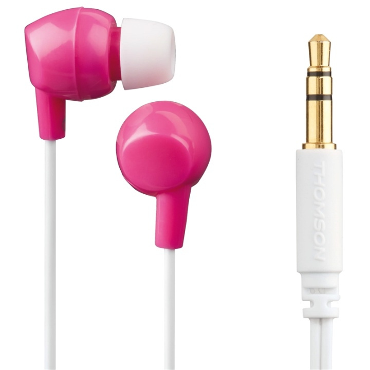 THOMSON Hovedtelefon In-Ear EAR3106BL Volumespær 85dB Rosa i gruppen HJEMMEELEKTRONIK / Lyd & billede / Hovedtelefoner & Tilbehør / Hovedtelefoner hos TP E-commerce Nordic AB (38-65617)