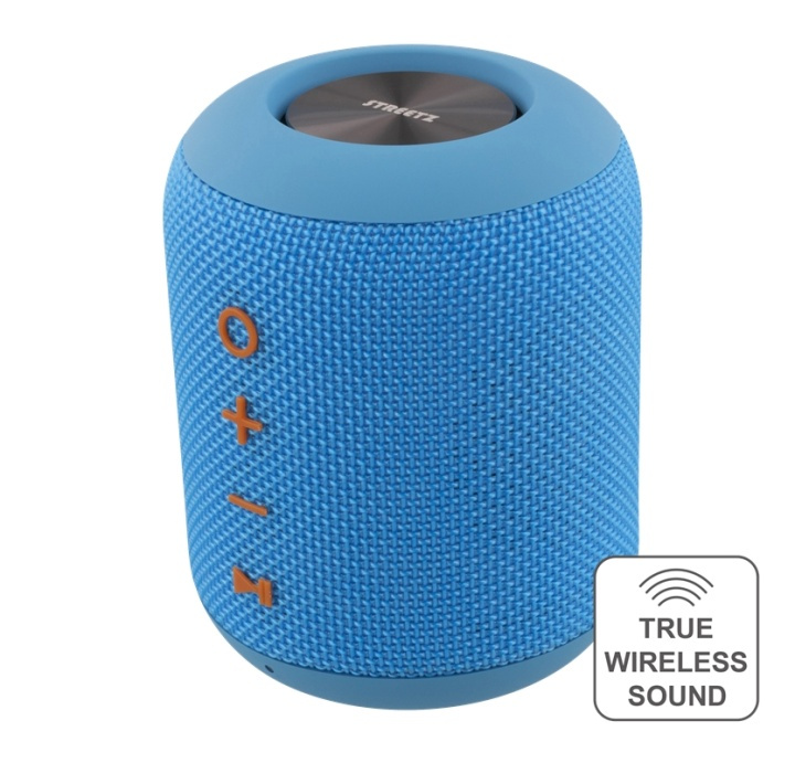 STREETZ water resistant speaker, 2x5W, TWS, BT 4.2, 22Hz-20kHz, blue i gruppen HJEMMEELEKTRONIK / Lyd & billede / Højttalere & tilbehør / Bluetooth-højttalere / Bærbare højttalere hos TP E-commerce Nordic AB (38-65793)