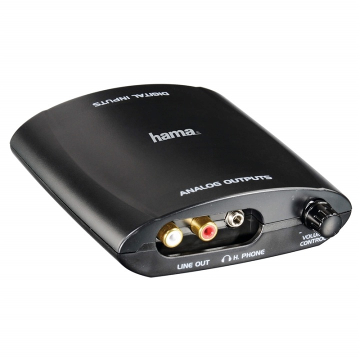 HAMA Audio Konverter AC82 Omformer Digital til Analog i gruppen HJEMMEELEKTRONIK / Kabler og adaptere / Audio Analog / Adaptere hos TP E-commerce Nordic AB (38-65934)