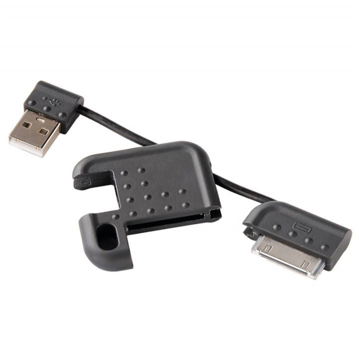 Hama iPhone3/4 USBladdare Mini Travel mini-laddare och synk MFI i gruppen SMARTPHONES & TABLETS / Opladere og kabler / Kabler / Kabler 30 pin hos TP E-commerce Nordic AB (38-65941)