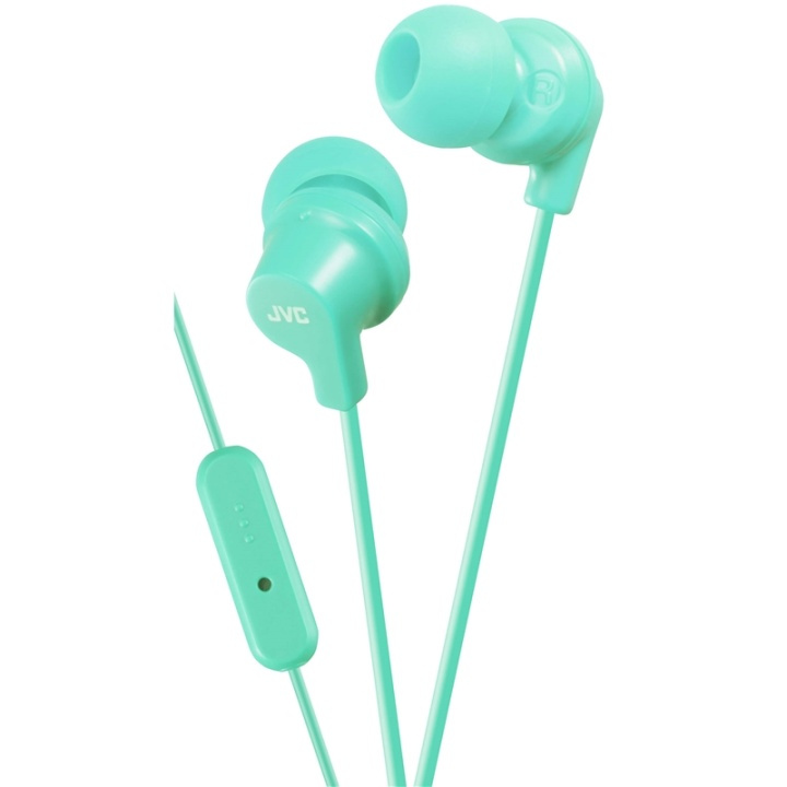 JVC Hörlur FR15 In-Ear Remote Mic Mint Blå i gruppen HJEMMEELEKTRONIK / Lyd & billede / Hovedtelefoner & Tilbehør / Hovedtelefoner hos TP E-commerce Nordic AB (38-66004)