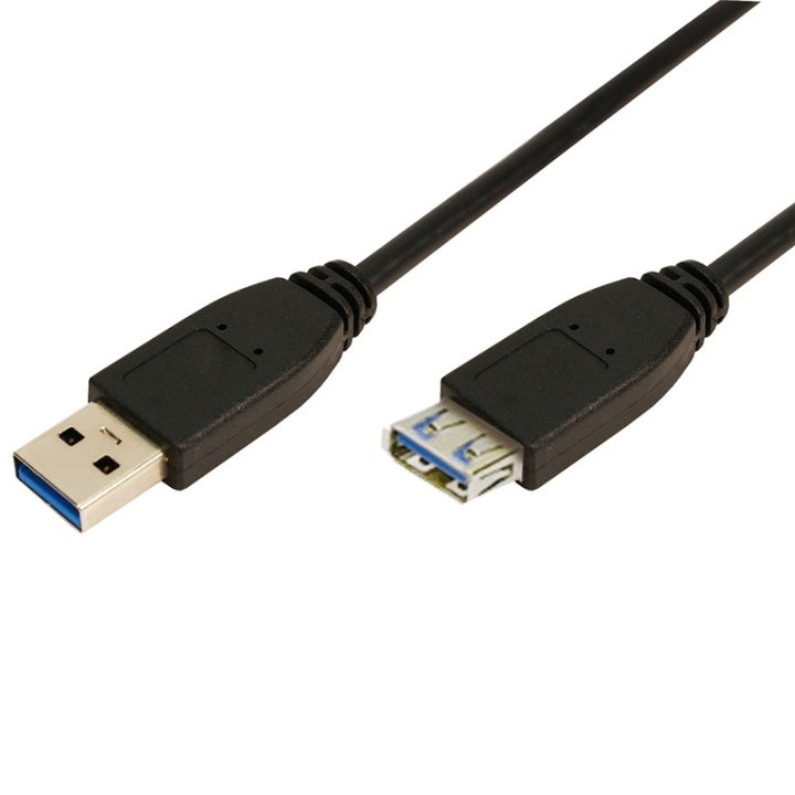 LogiLink USB 3.0 Förlängningskabel 3m i gruppen COMPUTERTILBEHØR / Kabler og adaptere / USB / USB-A / Kabler hos TP E-commerce Nordic AB (38-66588)