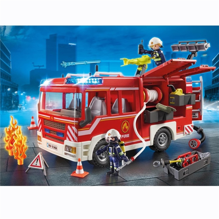 Playmobil Brandbil i gruppen LEGETØJ, BØRN & BABY / Legetøj / Figurer, miniaturer og tilbehør hos TP E-commerce Nordic AB (38-66705)