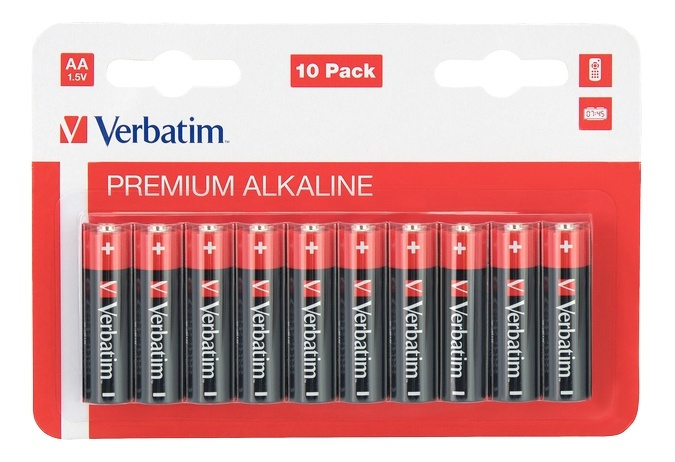 Alkaline Battery AA 10 Pack / LR6 i gruppen HJEMMEELEKTRONIK / Batterier og opladere / Batterier / AA hos TP E-commerce Nordic AB (38-67019)