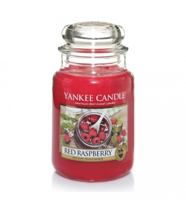 Yankee Candle Classic Large Jar Red Raspberry Candle 623g i gruppen SKØNHED & HELSE / Duft & Parfume / Øvrig duft / Duftlys hos TP E-commerce Nordic AB (38-67646)