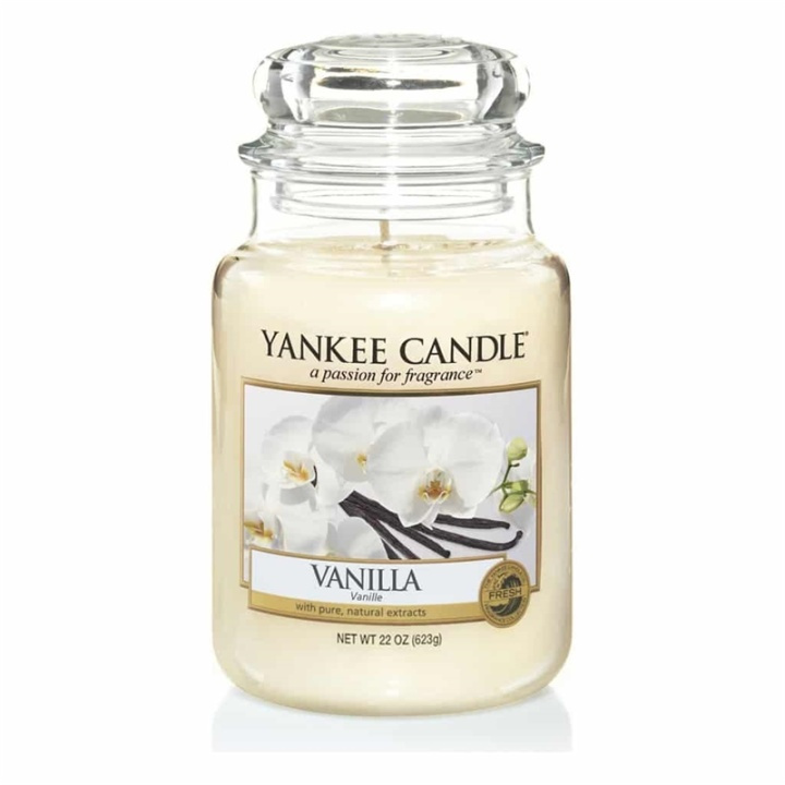 Yankee Candle Classic Large Jar Vanilla Candle 623g i gruppen SKØNHED & HELSE / Duft & Parfume / Øvrig duft / Duftlys hos TP E-commerce Nordic AB (38-67653)