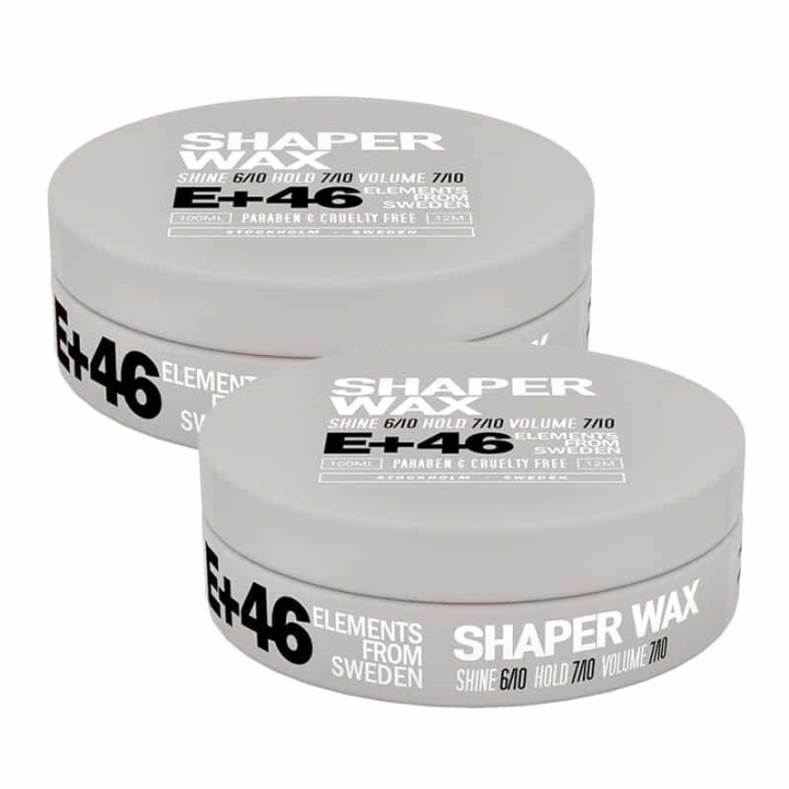 2-pack E+46 Shaper Wax 100ml i gruppen SKØNHED & HELSE / Hår og styling / Hår styling / Hår Voks hos TP E-commerce Nordic AB (38-67973)
