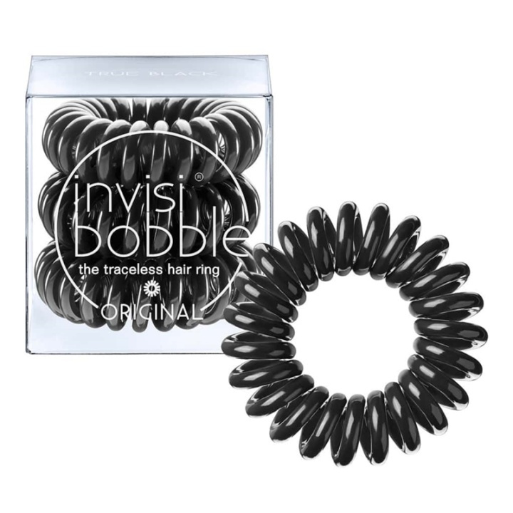 Invisibobble Original - True Black 3-pack i gruppen SKØNHED & HELSE / Hår og styling / Hårtilbehør hos TP E-commerce Nordic AB (38-68052)