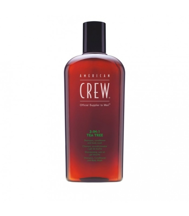 American Crew 3 In 1 Tea Tree 450ml i gruppen SKØNHED & HELSE / Hår og styling / Hårpleje / Shampoo hos TP E-commerce Nordic AB (38-68148)