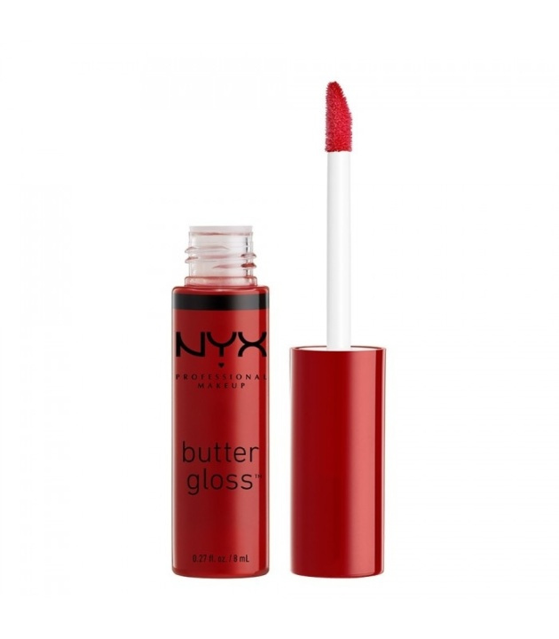 NYX PROF. MAKEUP Butter Gloss - 20 Red Velvet i gruppen SKØNHED & HELSE / Makeup / Læber / Lip gloss hos TP E-commerce Nordic AB (38-68344)