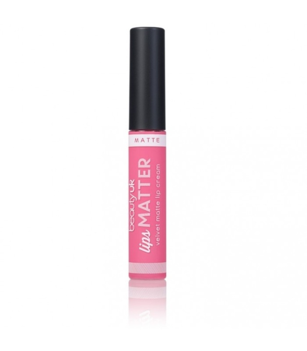 Beauty UK Lips Matter - No.6 Nudge Nudge Pink Pink 8g i gruppen SKØNHED & HELSE / Makeup / Læber / Læbestift hos TP E-commerce Nordic AB (38-68427)