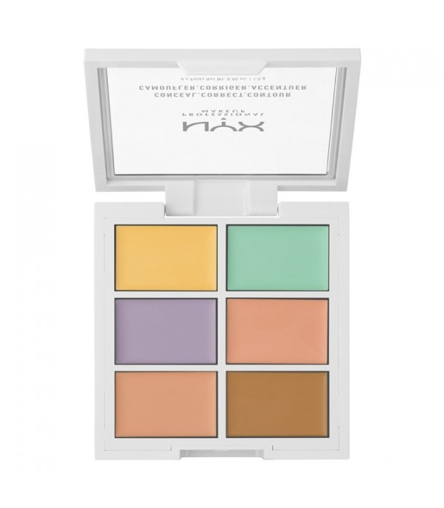NYX PROF. MAKEUP 3C Palette Color Correcting Concealer i gruppen SKØNHED & HELSE / Makeup / Makeup ansigt / Concealer hos TP E-commerce Nordic AB (38-68801)