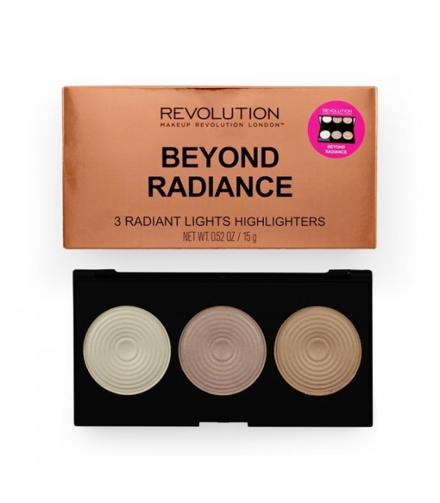 Makeup Revolution Highlighter Palette - Beyond Radiance i gruppen SKØNHED & HELSE / Makeup / Makeup ansigt / Contour/Highlight hos TP E-commerce Nordic AB (38-68876)