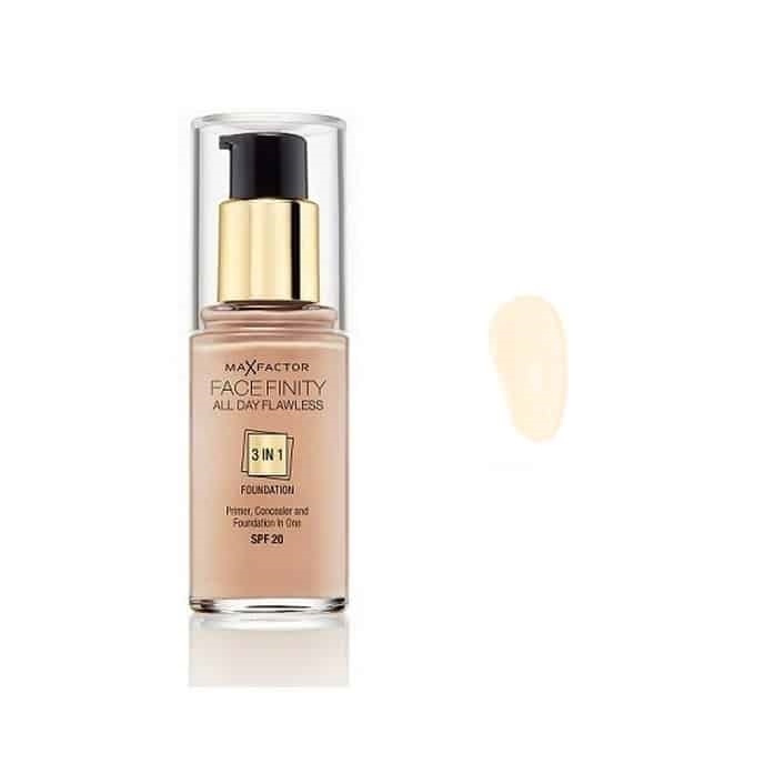 Max Factor Facefinity 3 In 1 Foundation 30 Porcelain i gruppen SKØNHED & HELSE / Makeup / Makeup ansigt / Foundation hos TP E-commerce Nordic AB (38-68981)