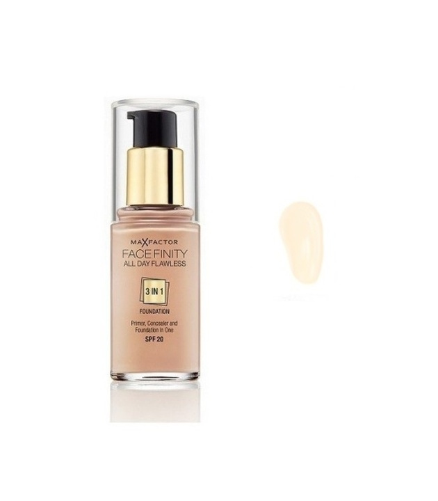 Max Factor Facefinity 3 In 1 Foundation 33 Crystal Beige i gruppen SKØNHED & HELSE / Makeup / Makeup ansigt / Foundation hos TP E-commerce Nordic AB (38-68982)