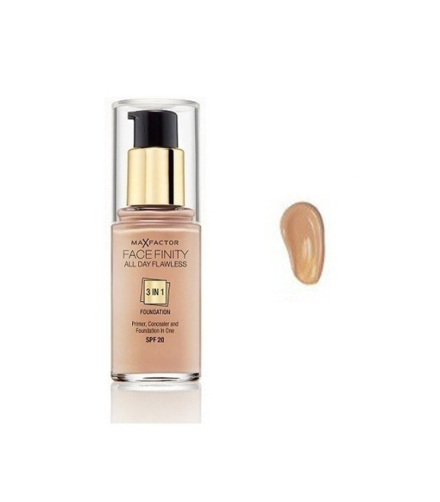 Max Factor Facefinity 3 In 1 Foundation 77 Soft Honey i gruppen SKØNHED & HELSE / Makeup / Makeup ansigt / Foundation hos TP E-commerce Nordic AB (38-68991)