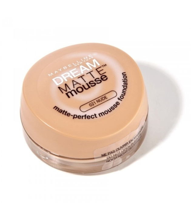 Maybelline Dream Matte Mousse Foundation 18ml 21 Nude i gruppen SKØNHED & HELSE / Makeup / Makeup ansigt / Foundation hos TP E-commerce Nordic AB (38-69025)