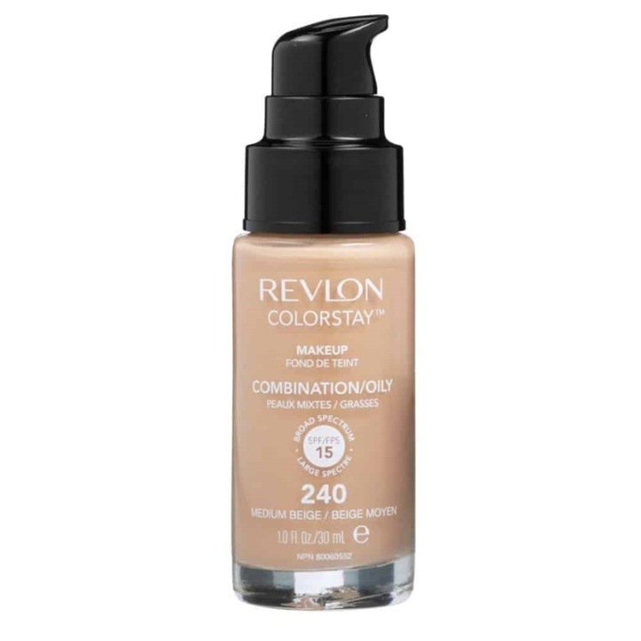 Revlon Colorstay Combination/Oily Skin - 240 Medium Beige 30ml i gruppen SKØNHED & HELSE / Makeup / Makeup ansigt / Foundation hos TP E-commerce Nordic AB (38-69101)
