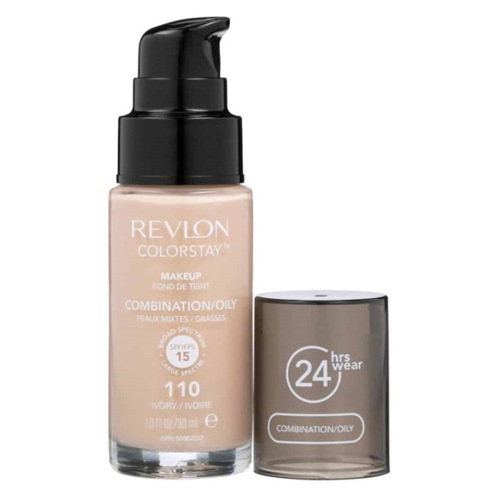Revlon Colorstay Makeup Combination/Oily Skin - 110 Ivory 30ml i gruppen SKØNHED & HELSE / Makeup / Makeup ansigt / Foundation hos TP E-commerce Nordic AB (38-69103)