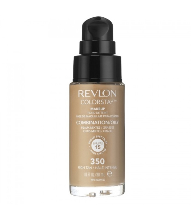 Revlon Colorstay Makeup Combination/Oily Skin - 350 Rich Tan 30ml i gruppen SKØNHED & HELSE / Makeup / Makeup ansigt / Foundation hos TP E-commerce Nordic AB (38-69110)