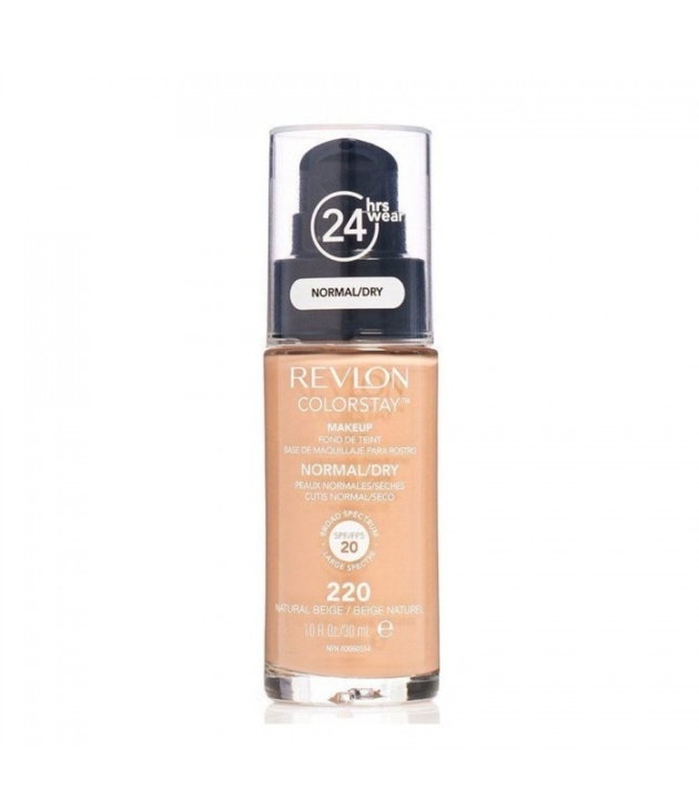 Revlon Colorstay Makeup Normal/Dry Skin - 220 Natural Beige 30ml i gruppen SKØNHED & HELSE / Makeup / Makeup ansigt / Foundation hos TP E-commerce Nordic AB (38-69117)