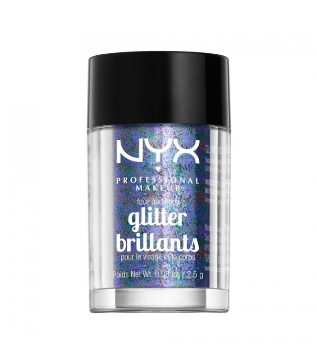 NYX PROF. MAKEUP Face & Body Glitter - 11 Violet 2,5g i gruppen SKØNHED & HELSE / Makeup / Makeup ansigt / Glitter hos TP E-commerce Nordic AB (38-69145)