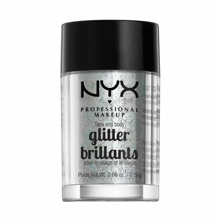 NYX PROF. MAKEUP Face & Body Glitter - 07 Ice 2,5g i gruppen SKØNHED & HELSE / Makeup / Makeup ansigt / Glitter hos TP E-commerce Nordic AB (38-69148)