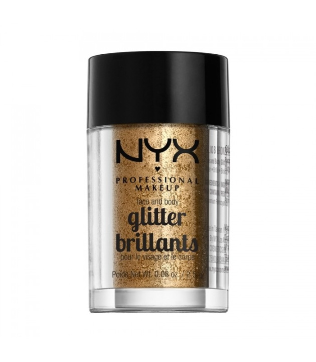 NYX PROF. MAKEUP Face & Body Glitter - 08 Bronze 2,5g i gruppen SKØNHED & HELSE / Makeup / Makeup ansigt / Glitter hos TP E-commerce Nordic AB (38-69149)