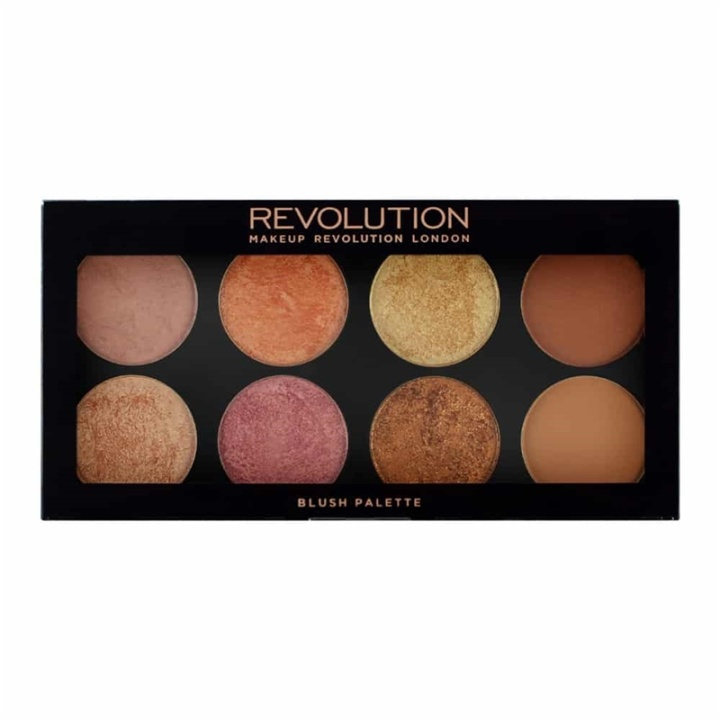 Makeup Revolution Ultra Palette Golden Sugar 2 - Blush, Bronze & Highlight i gruppen SKØNHED & HELSE / Makeup / Makeup ansigt / Rouge / Bronzer hos TP E-commerce Nordic AB (38-69276)