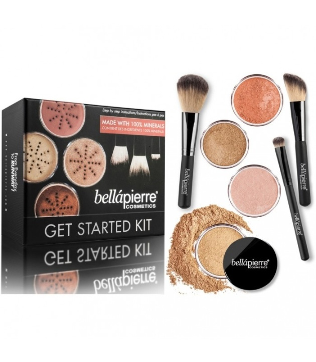 Bellapierre Get Started Kit - Dark i gruppen SKØNHED & HELSE / Makeup / Værktøj & Makeup sæt / Makeup sæt hos TP E-commerce Nordic AB (38-69531)