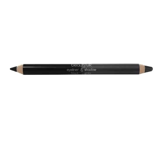 Beauty UK Double Ended Jumbo Pencil no.2 - Black&Grey i gruppen SKØNHED & HELSE / Makeup / Øjne og øjenbryn / Eyeliner / Kajal hos TP E-commerce Nordic AB (38-69546)