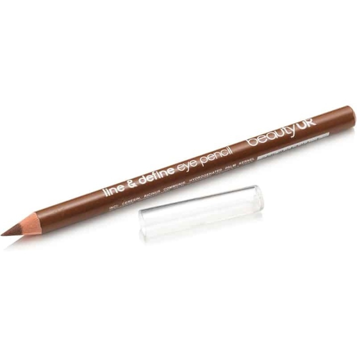 Beauty Uk Line & Define Eye Pencil No. 3 - Brown i gruppen SKØNHED & HELSE / Makeup / Øjne og øjenbryn / Eyeliner / Kajal hos TP E-commerce Nordic AB (38-69552)