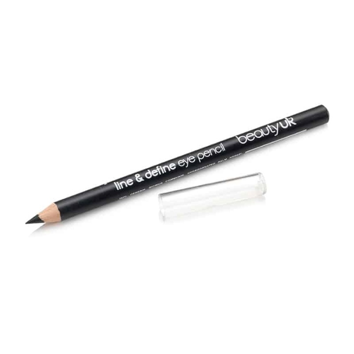 Beauty UK Line & Define Eye Pencil No.1 - Black i gruppen SKØNHED & HELSE / Makeup / Øjne og øjenbryn / Eyeliner / Kajal hos TP E-commerce Nordic AB (38-69553)