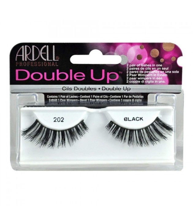 Ardell Double Up False Eyelashes Black 202 i gruppen SKØNHED & HELSE / Makeup / Øjne og øjenbryn / Falske øjenvipper hos TP E-commerce Nordic AB (38-69672)