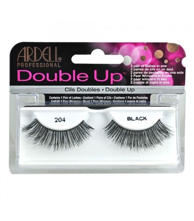 Ardell Double Up False Eyelashes Black 204 i gruppen SKØNHED & HELSE / Makeup / Øjne og øjenbryn / Falske øjenvipper hos TP E-commerce Nordic AB (38-69674)